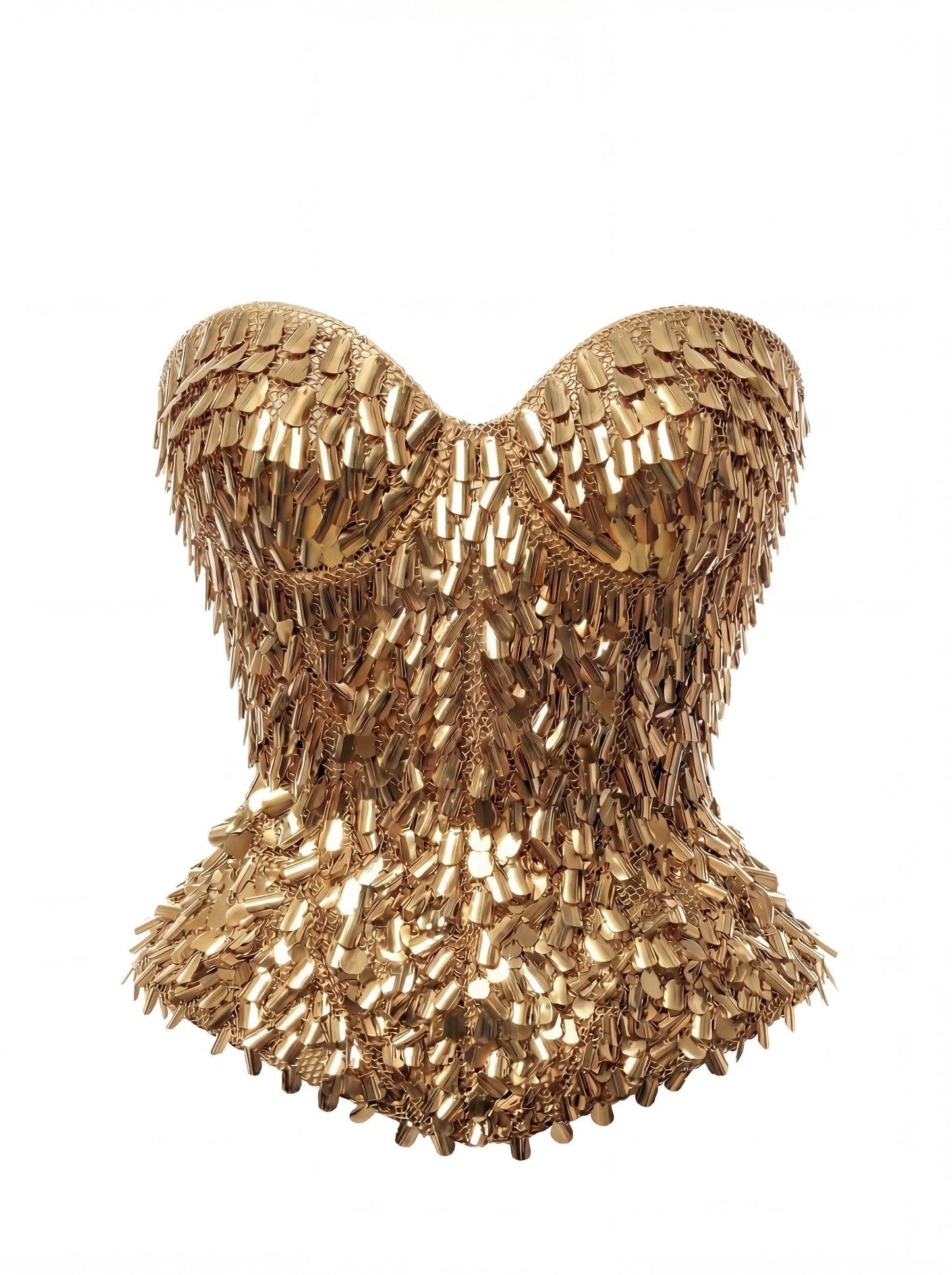 Gold corset Ariella