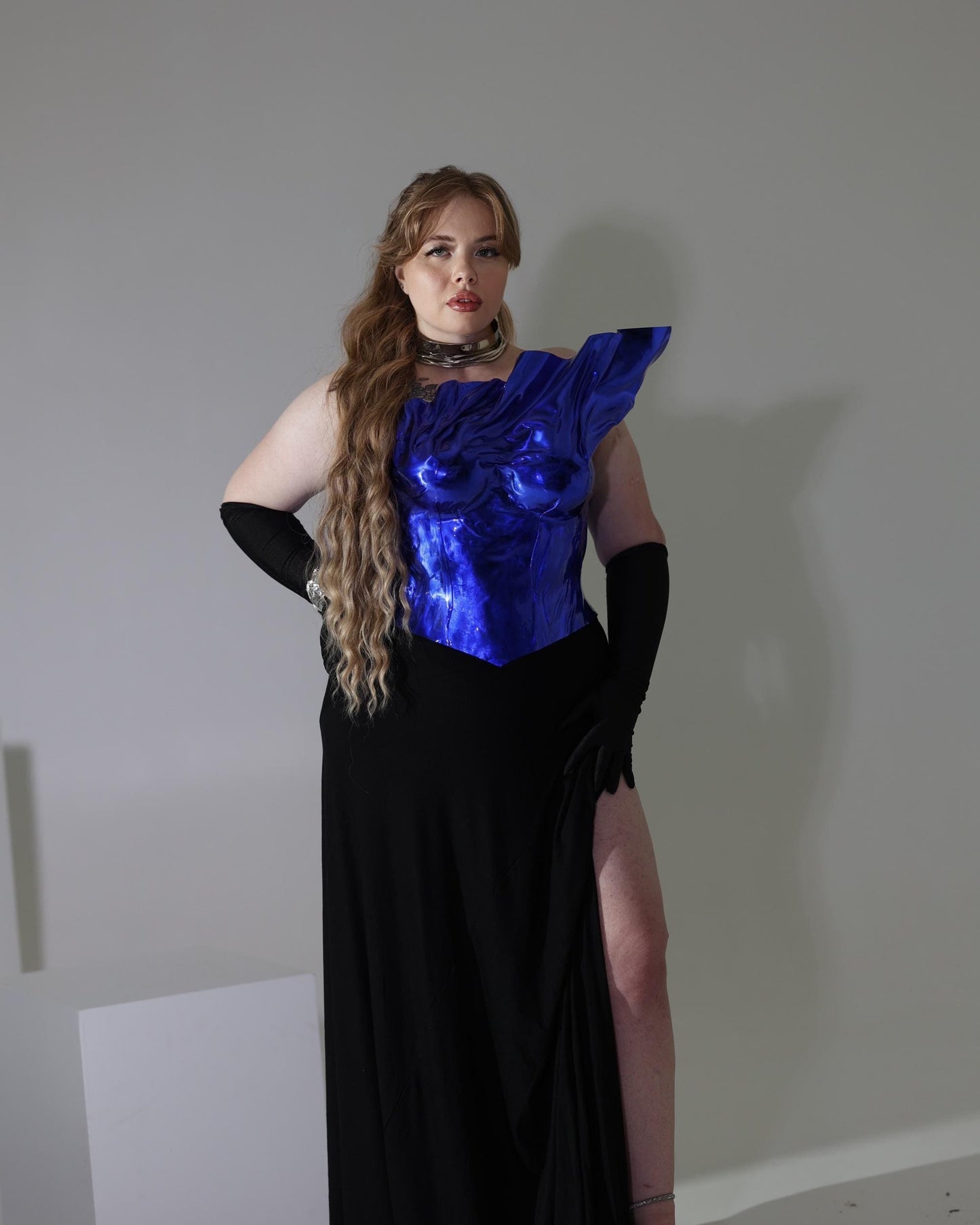 Blue corset Basic