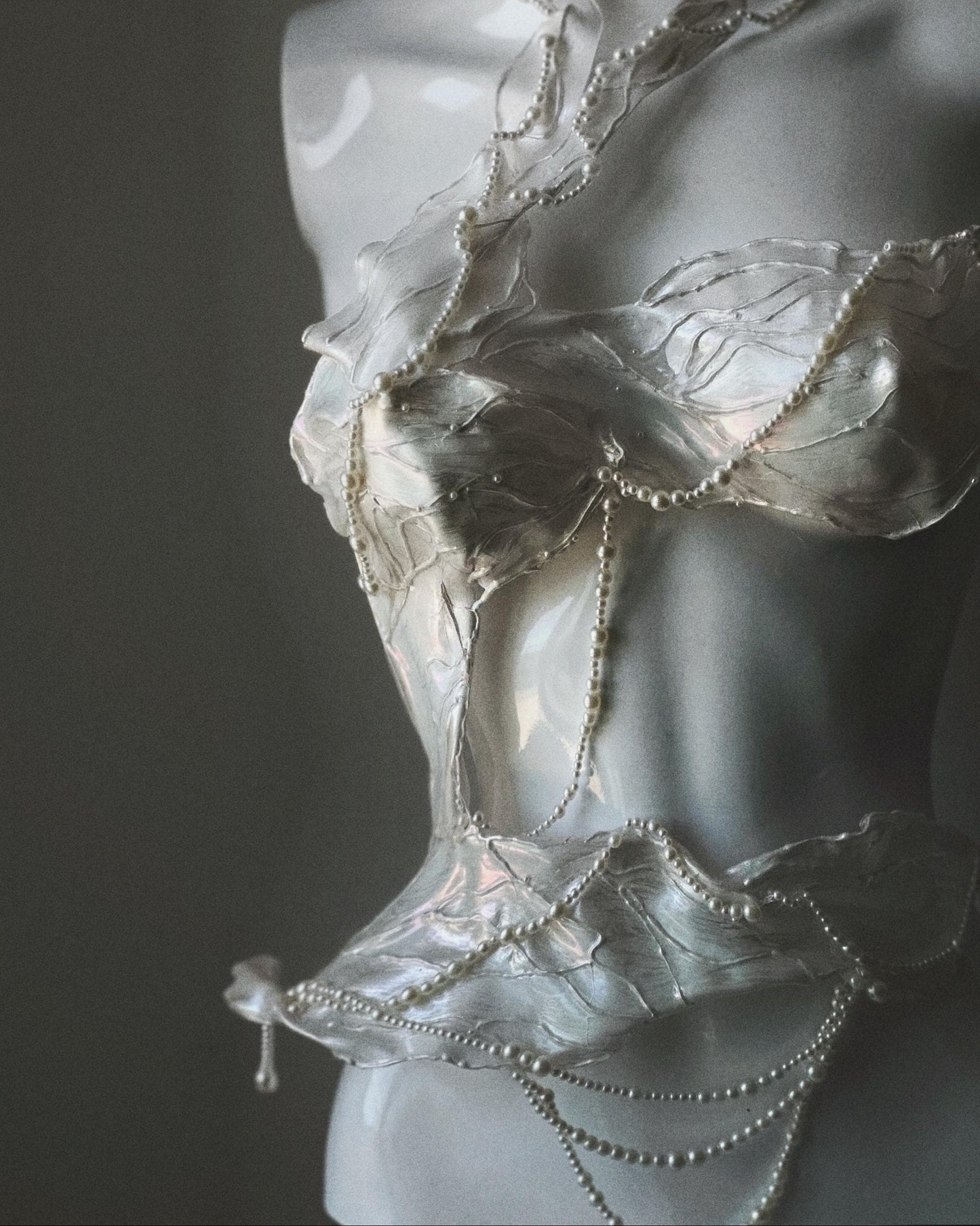 White corset Bali Gem