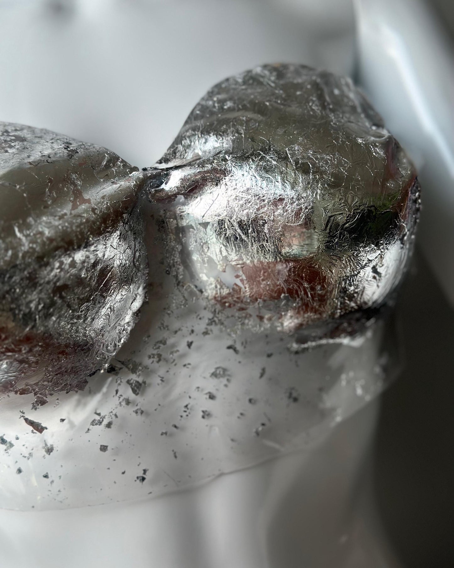 Silver corset Aura