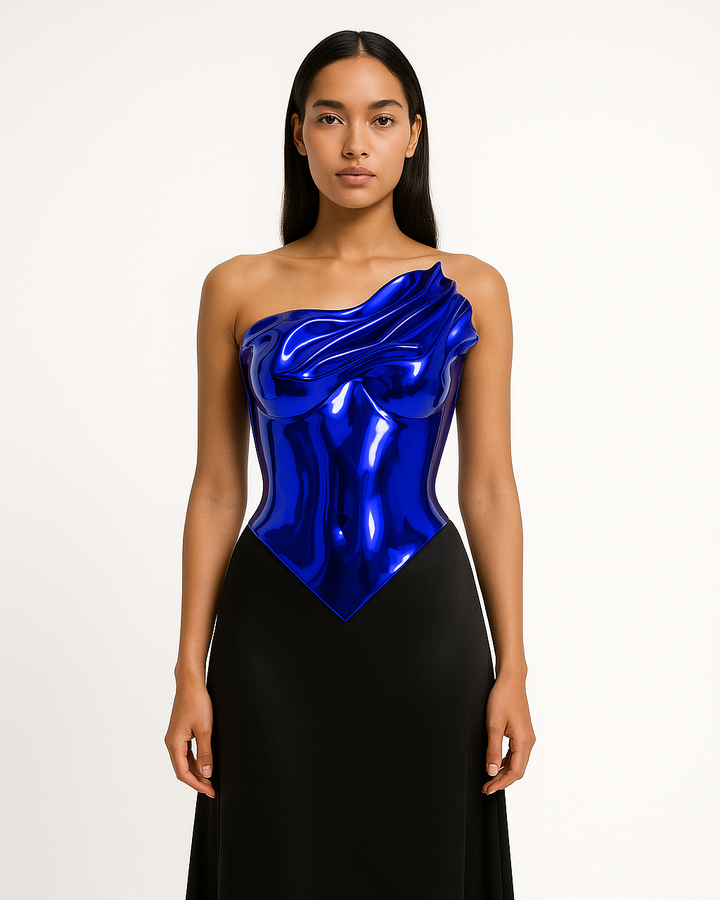 Blue corset Basic
