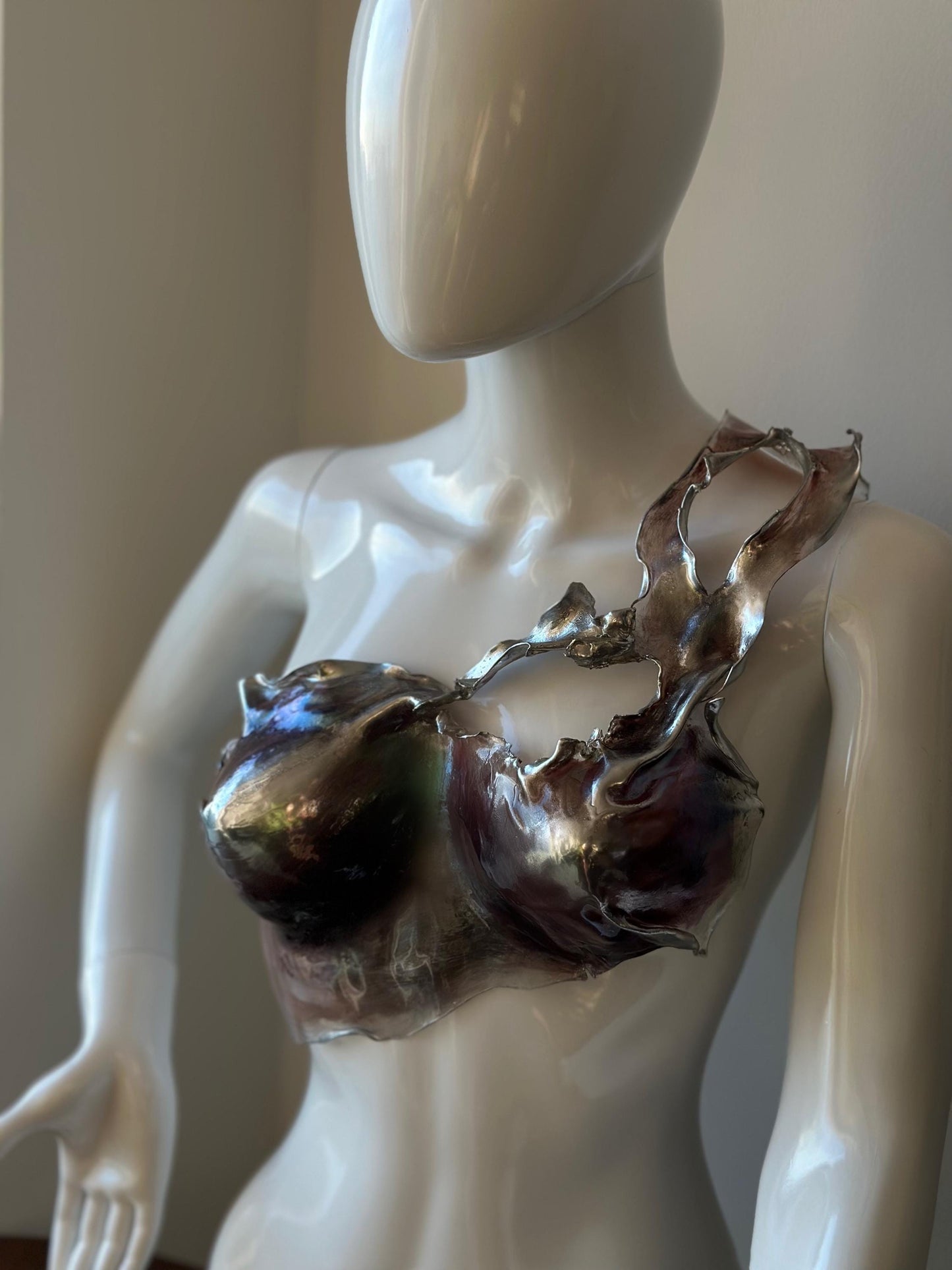 Chrome armor corset top Chrome Spark