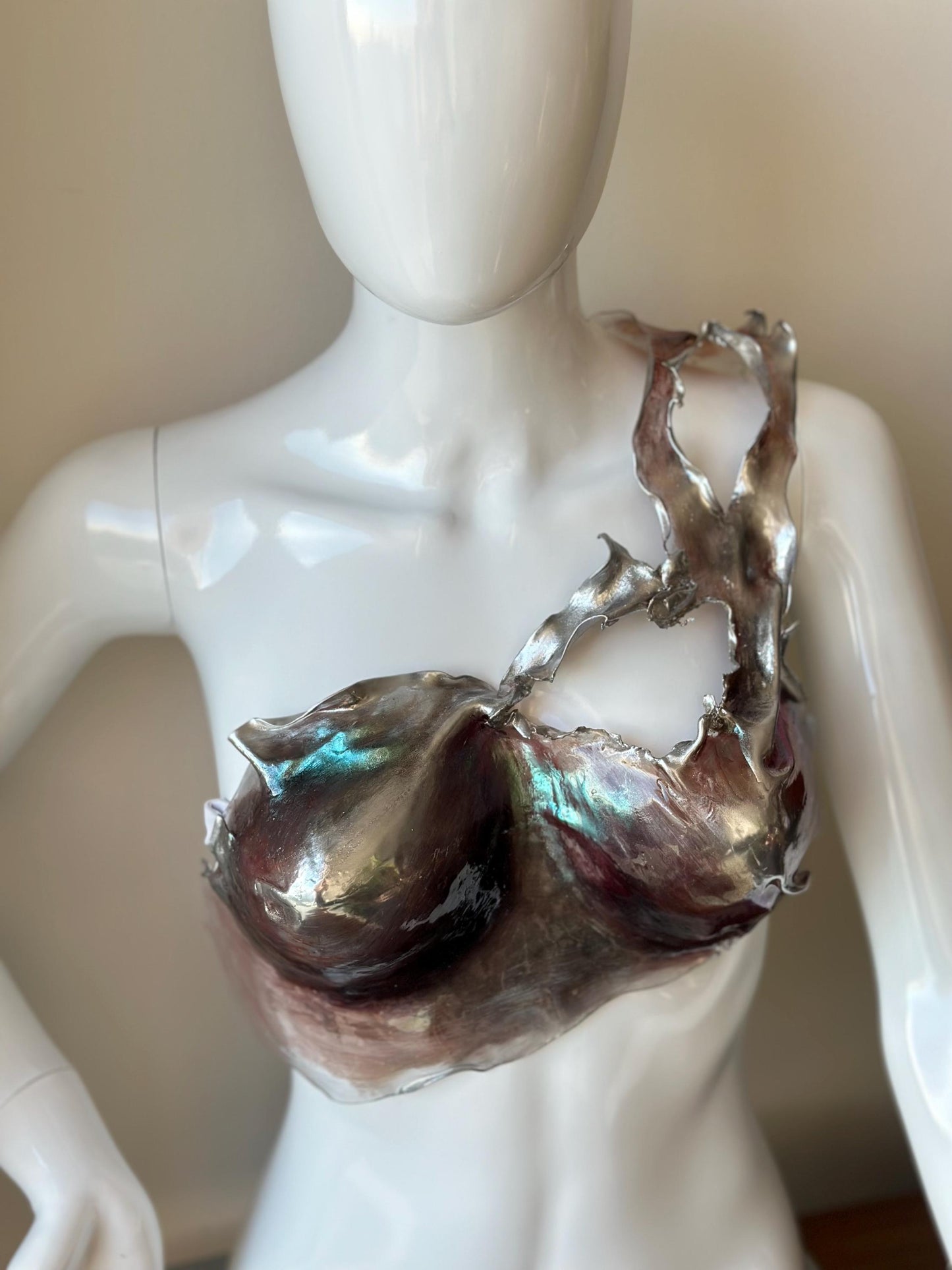 Chrome armor corset top Chrome Spark