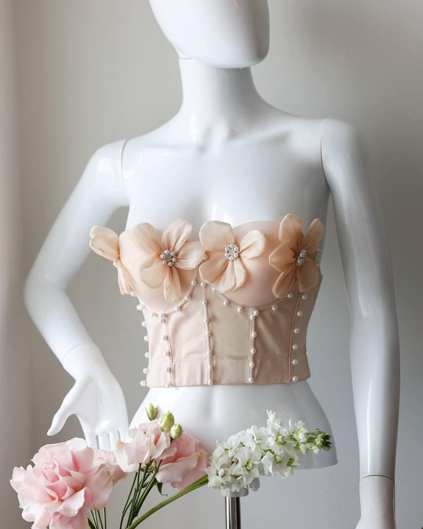 Pink corset Daisy