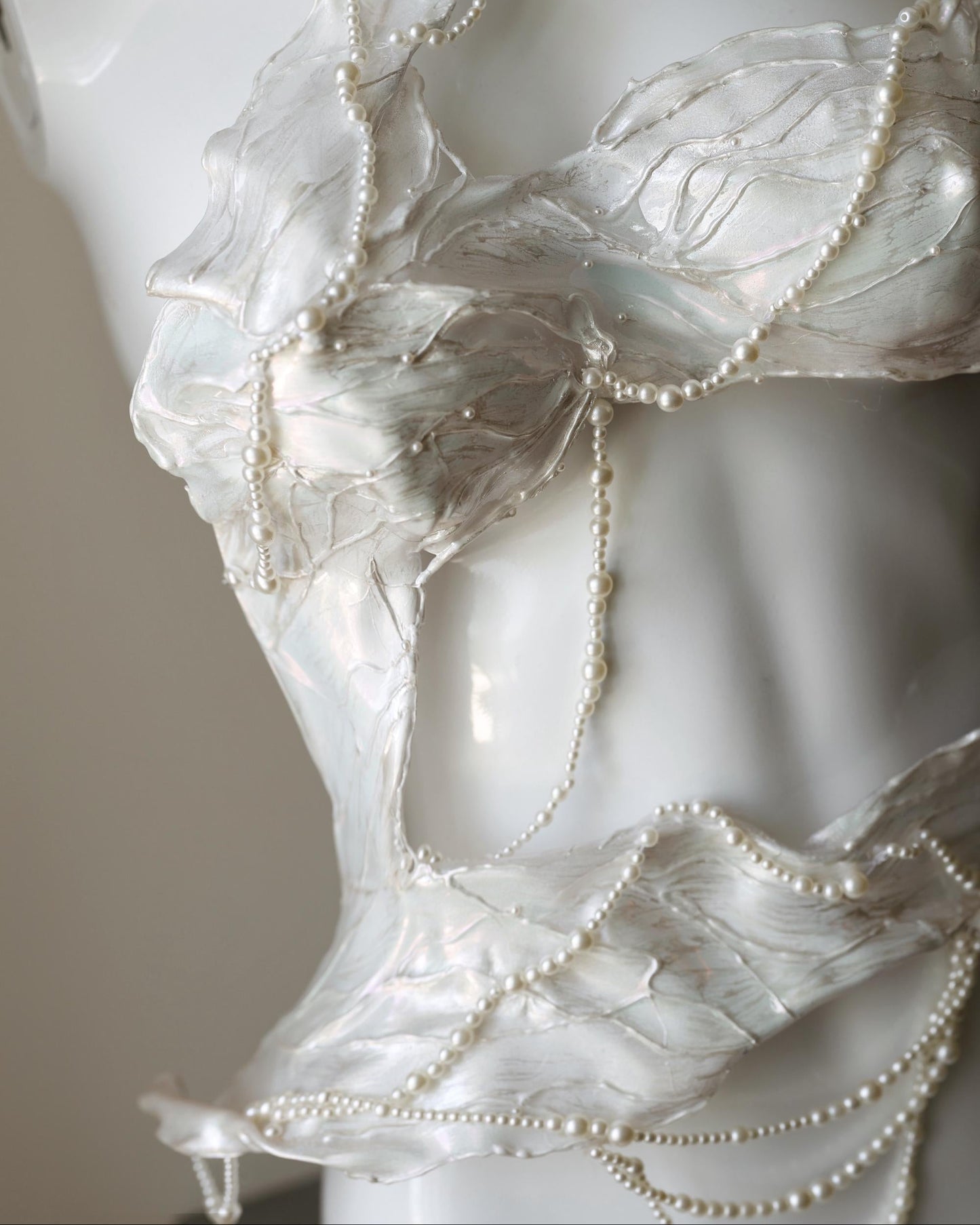 White corset Bali Gem