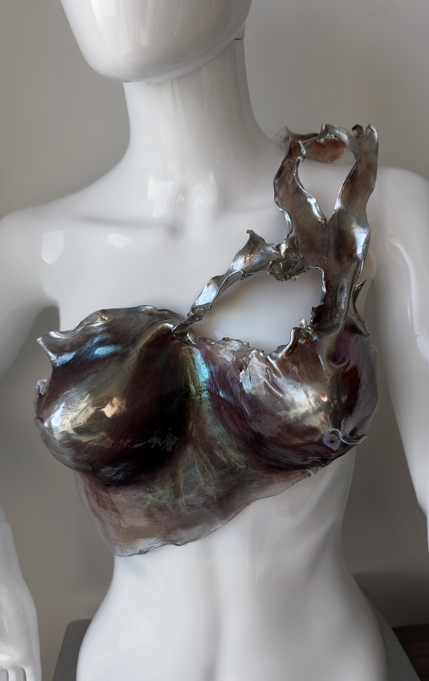 Chrome armor corset top Chrome Spark