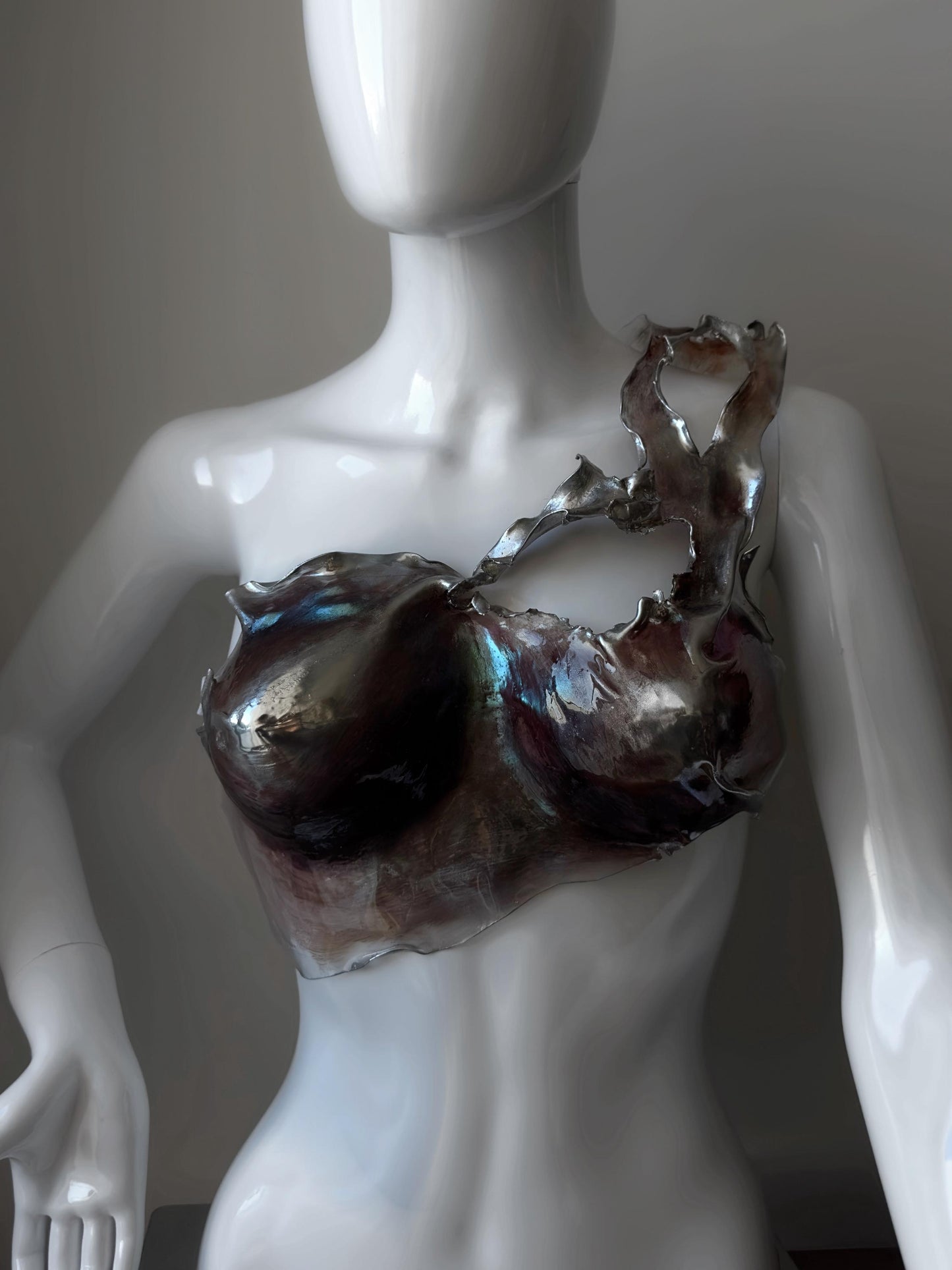 Chrome armor corset top Chrome Spark