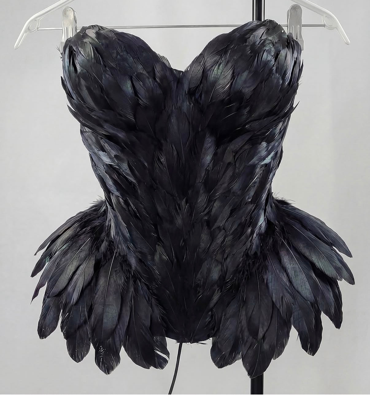 Feather corset