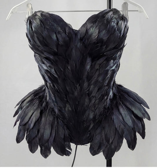 Feather corset