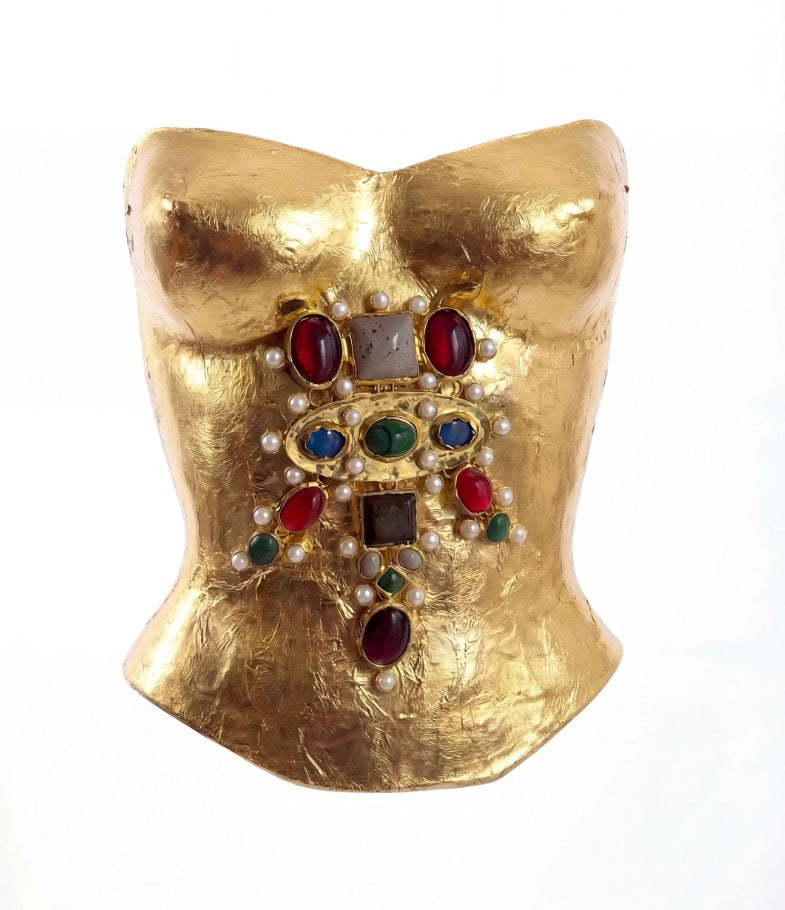 Golden ancient corset
