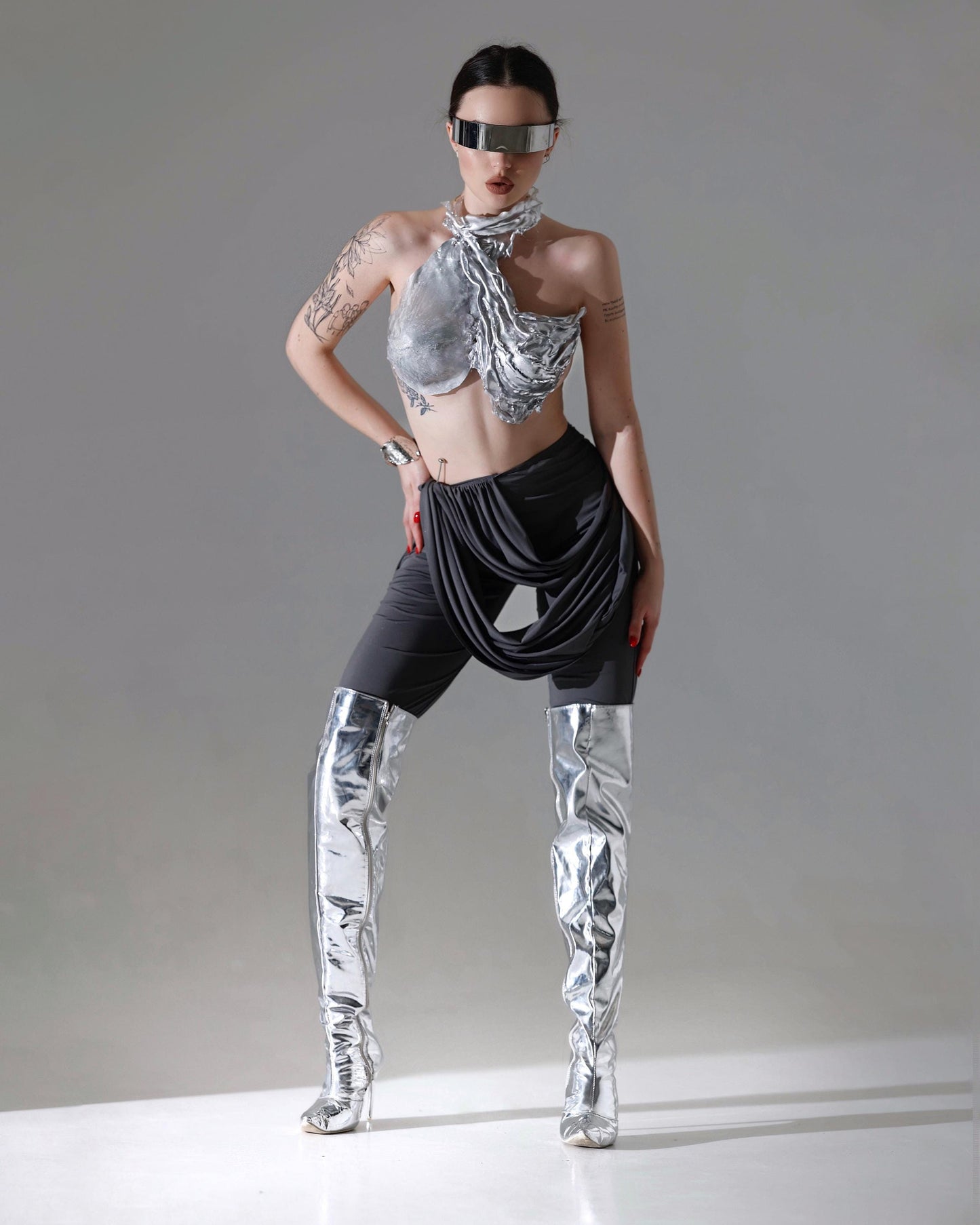 Gold & silver corset Karma