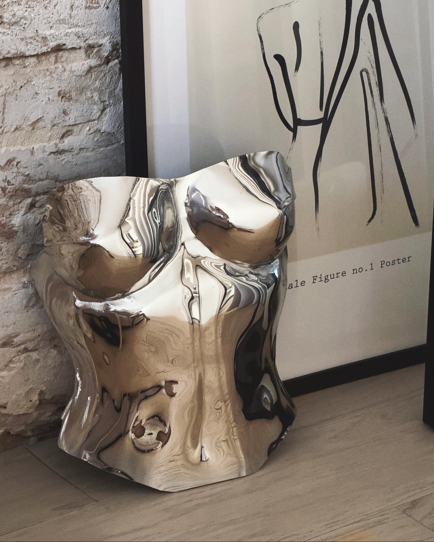 Golden armor mirror corset top Golden Light