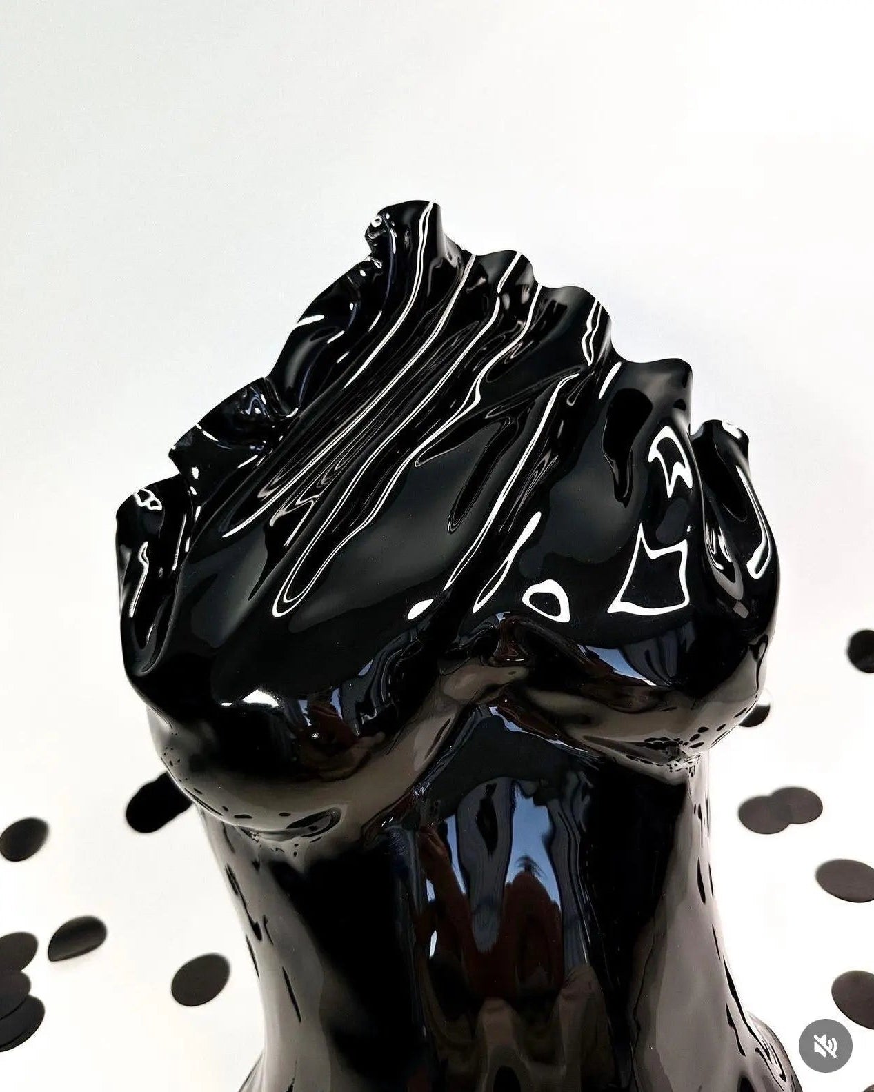 Handmade Black Armor Bustier Corset