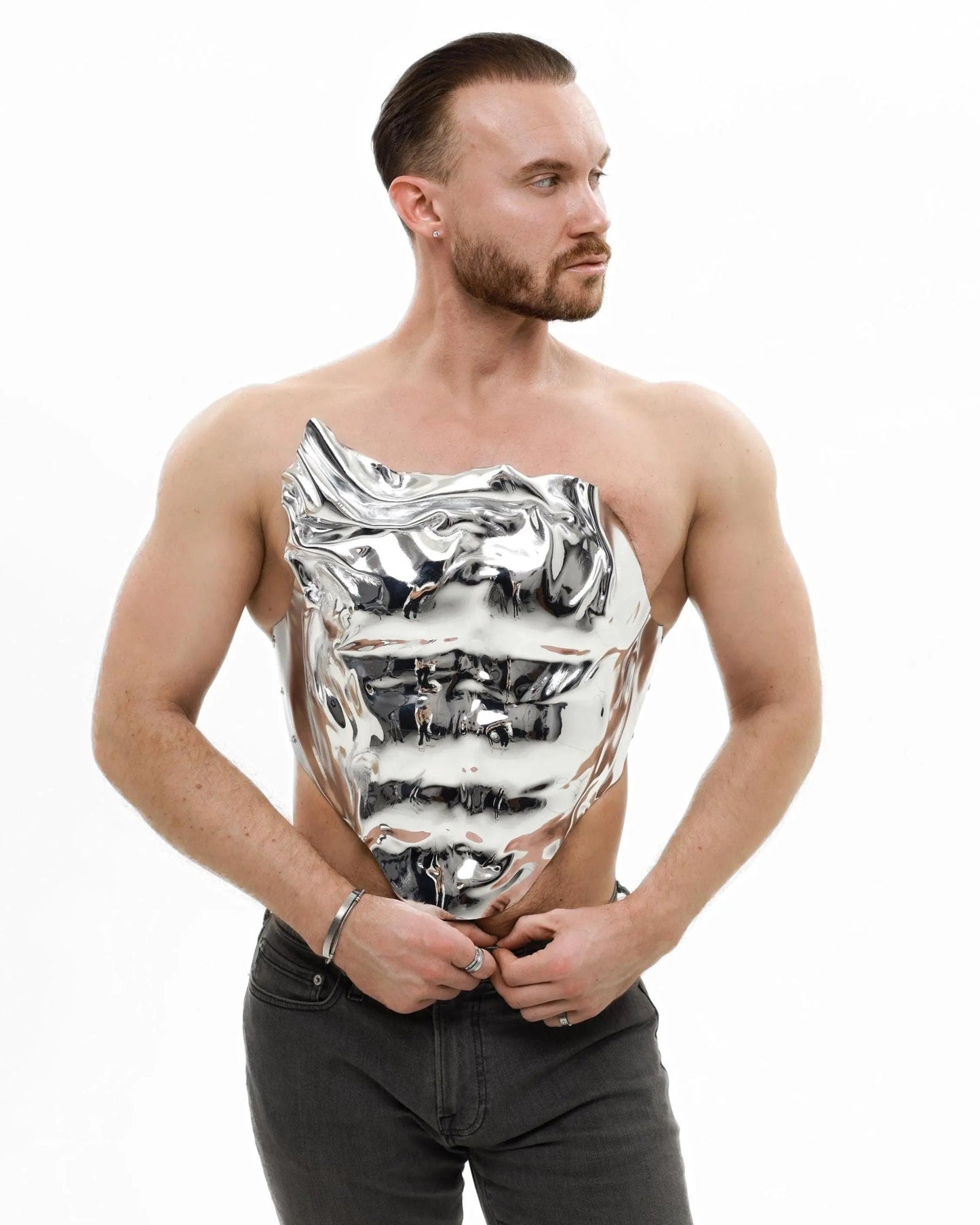 Cuirass corset for man