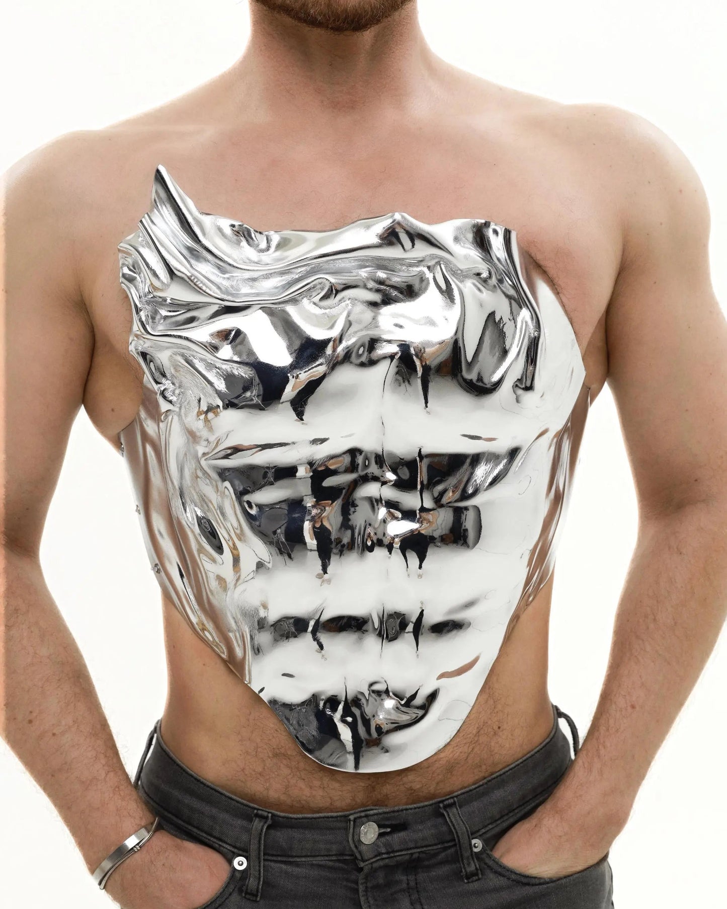 Cuirass corset for man