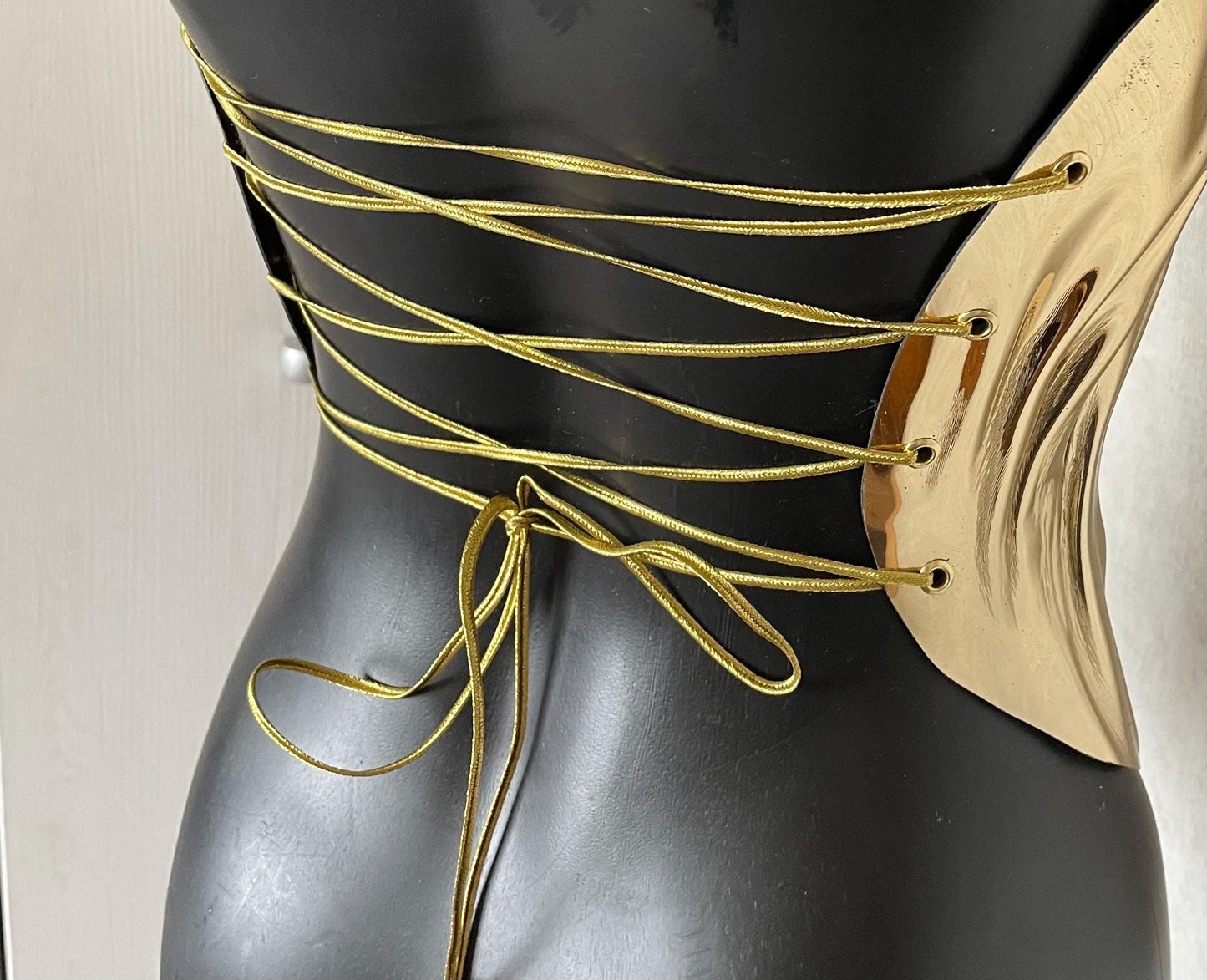 Gold corset Ariella