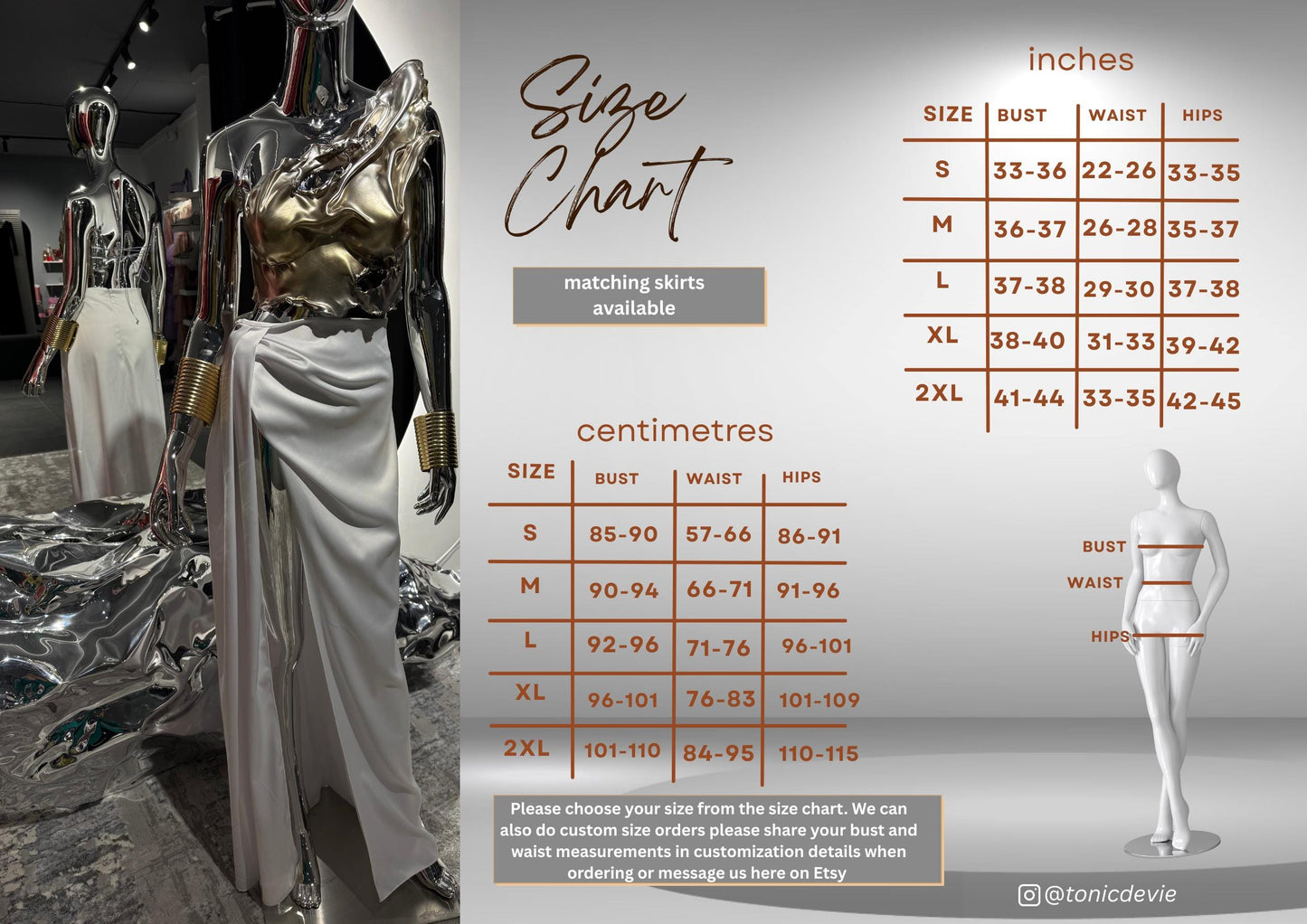 Copper dress The Guild