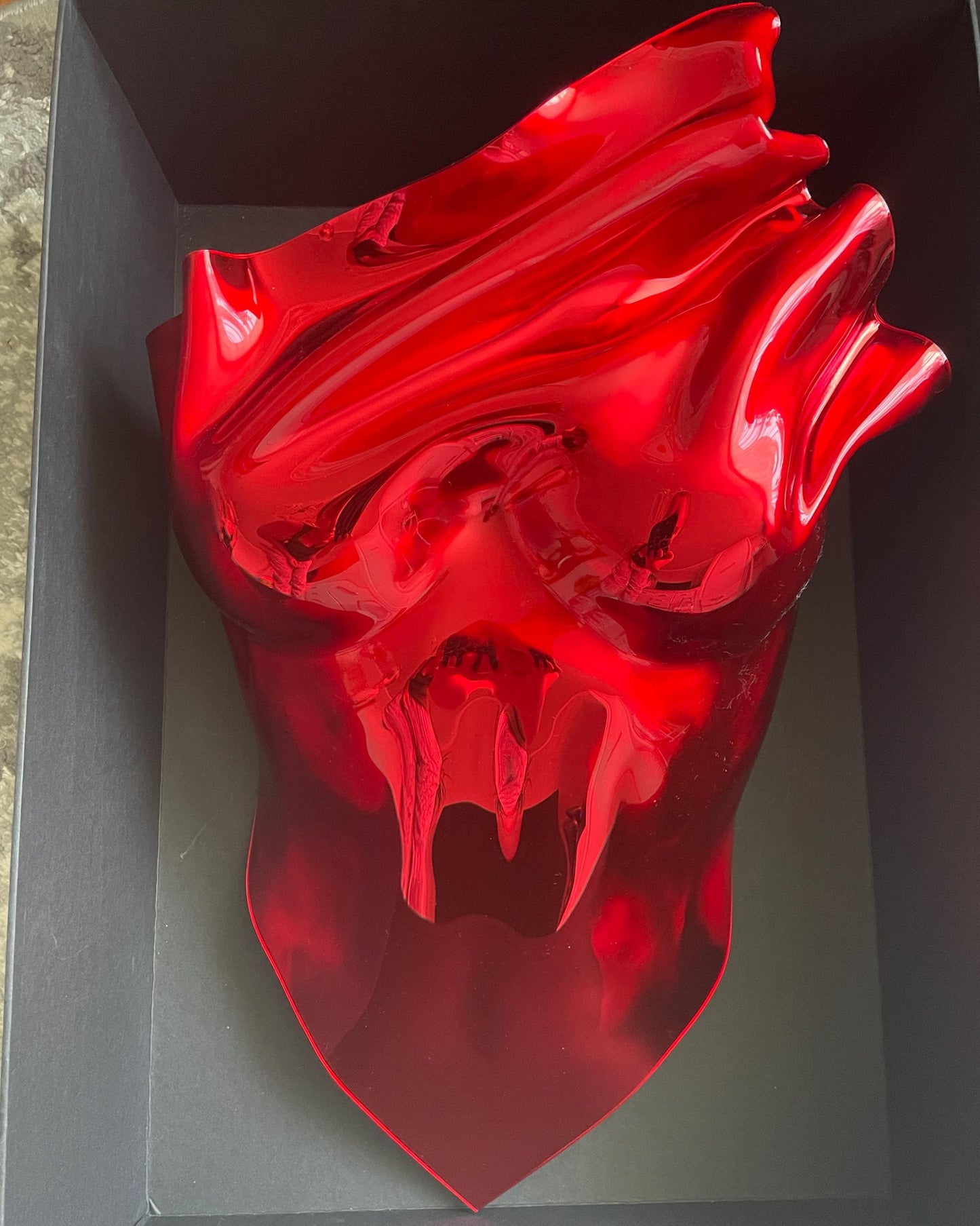Red chrome corset