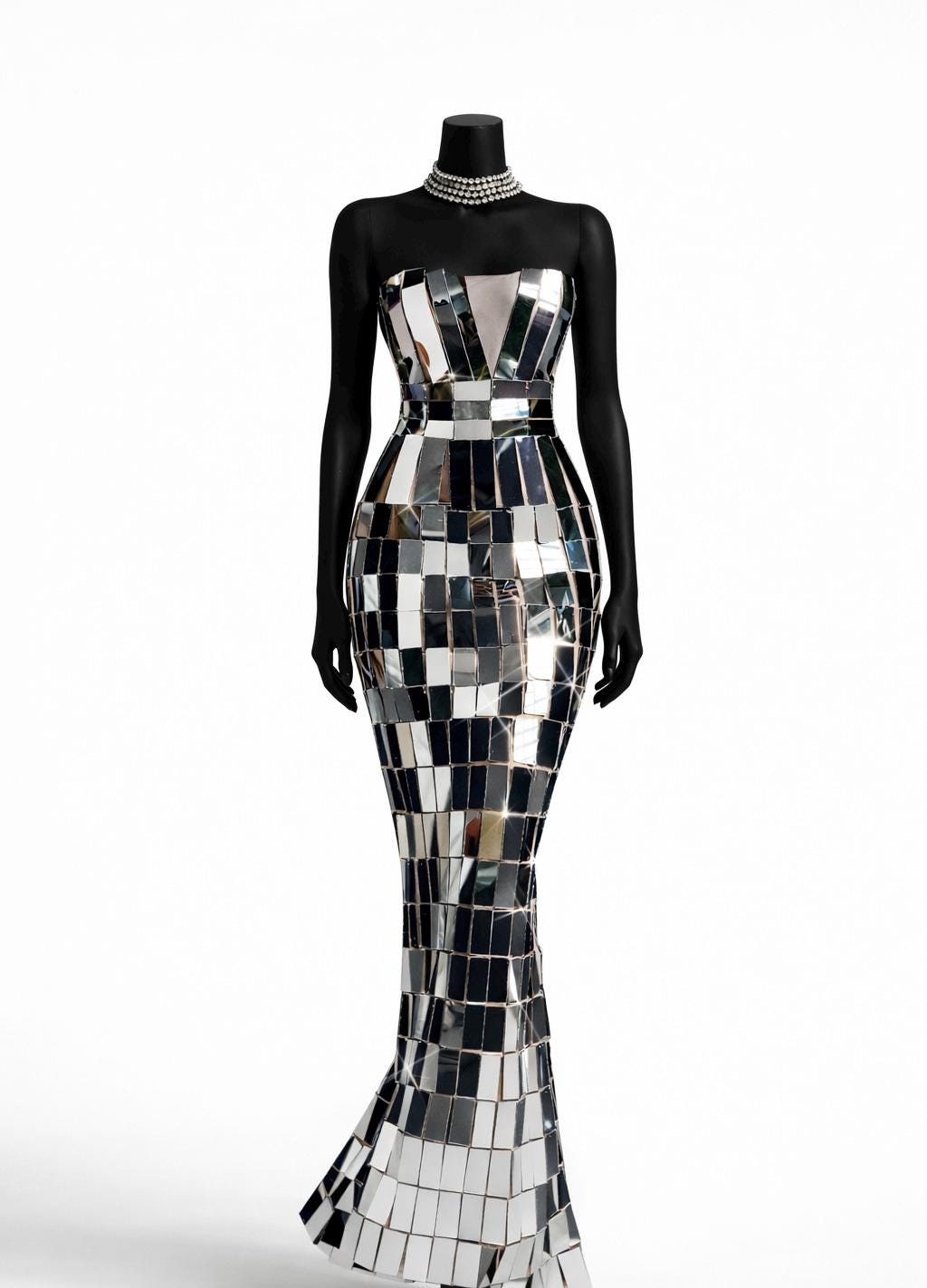 Silver dress Disco