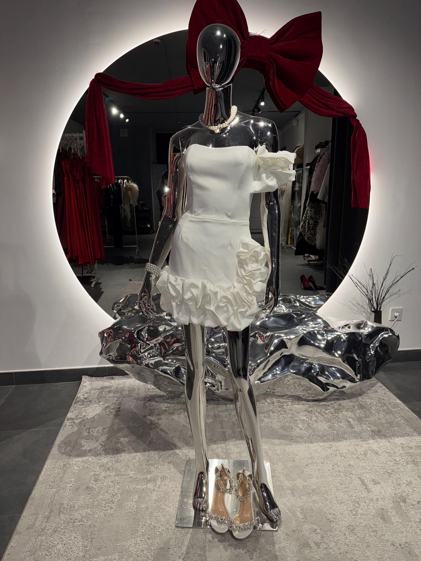 White mini dress Dapho