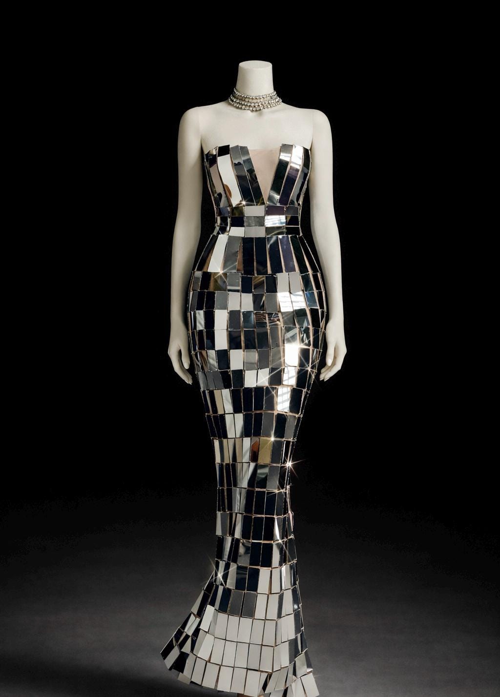 Silver dress Disco