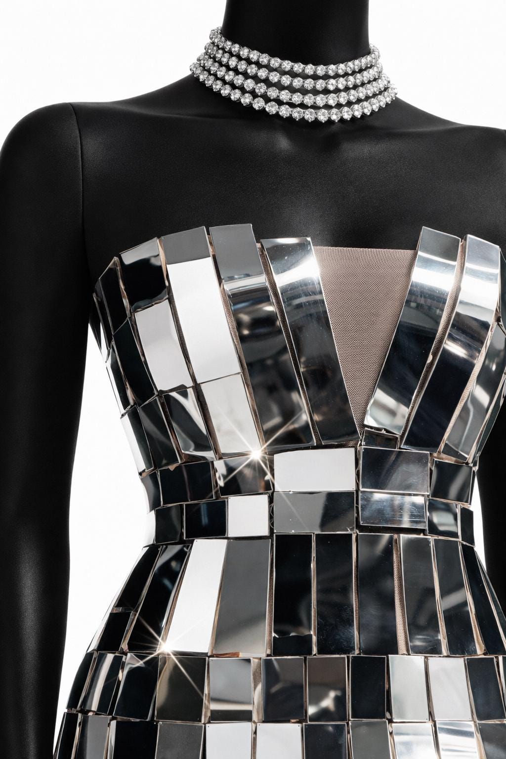 Silver dress Disco