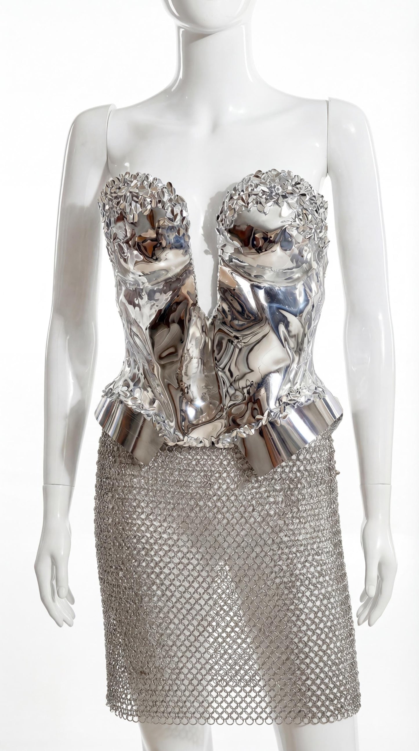 Silver corset Aegis of Selena