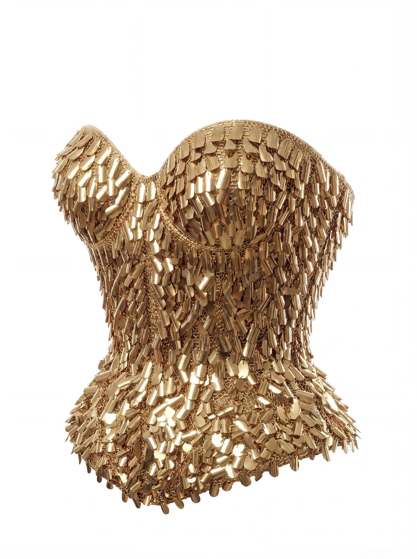 Gold corset Ariella