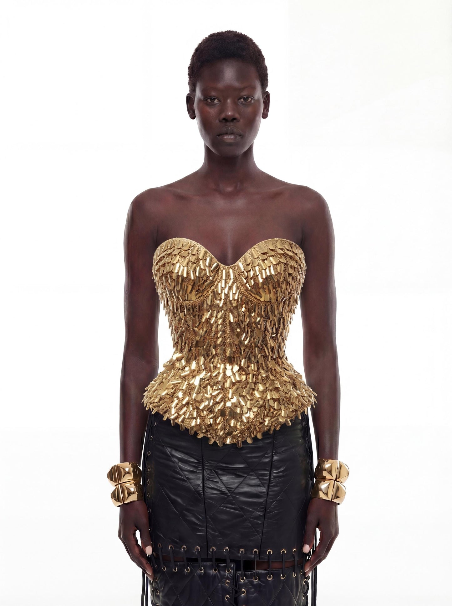 Gold corset Ariella